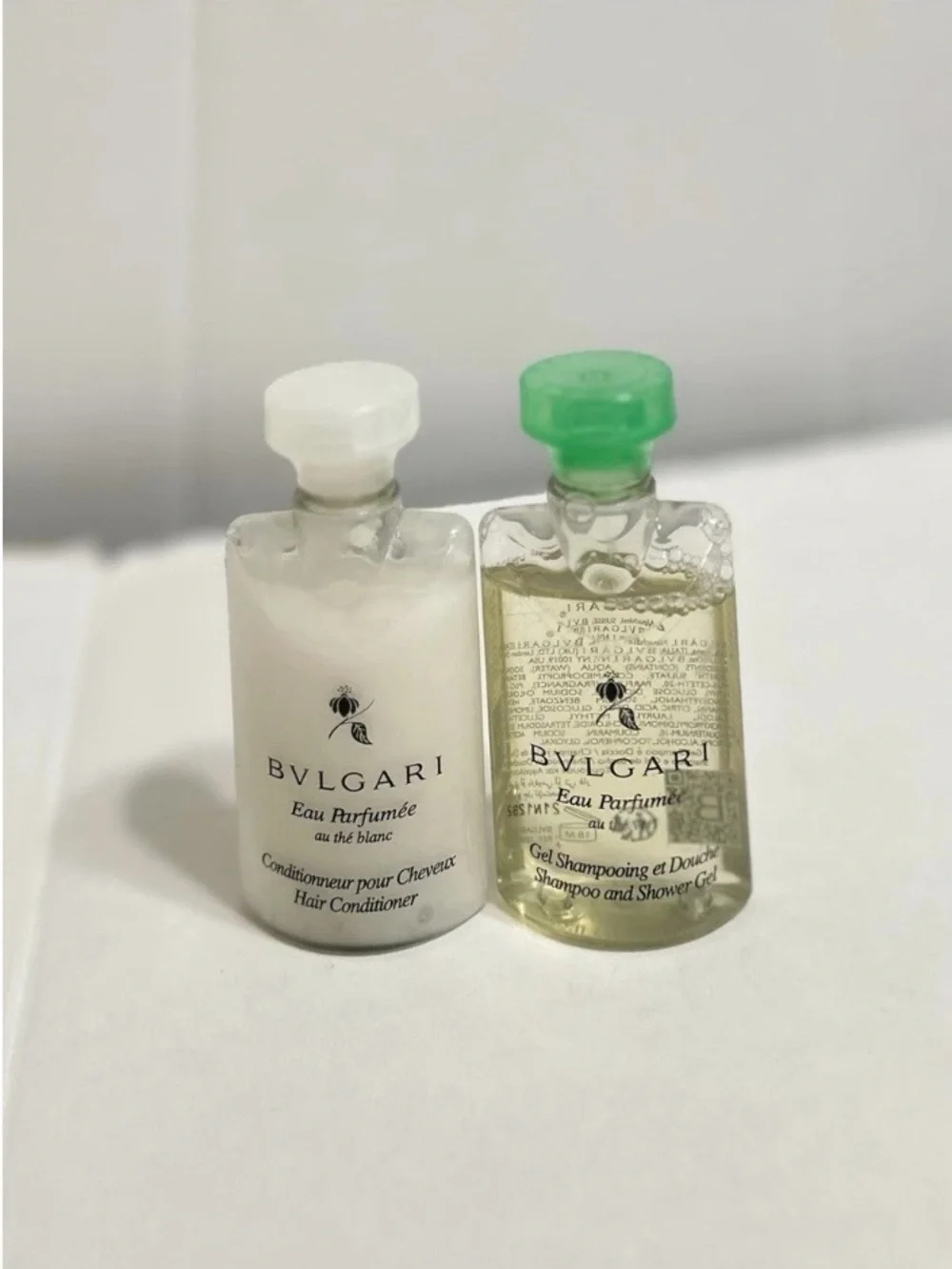 Emirates Airlines BVLGARI First Class Champagne Cream Amenity Kit w/ Toiletries